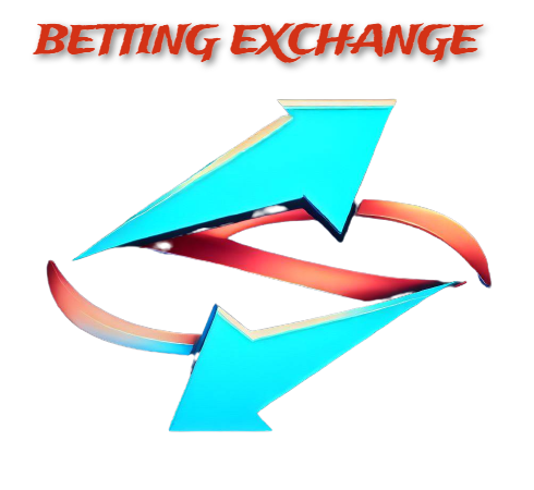 Deux flèches allant en sens contraires avec l’inscription BETTING EXCHANGE